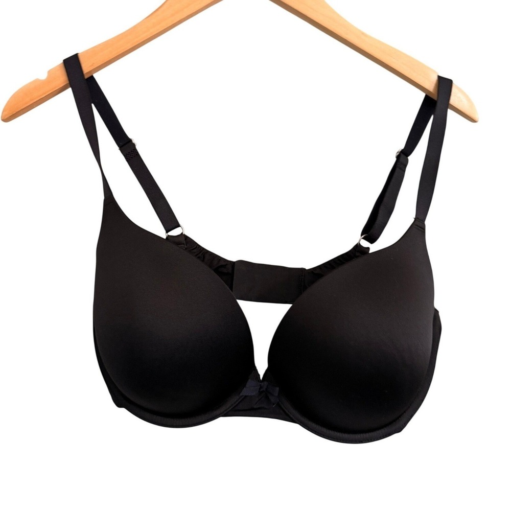 Aerie Brooke Push Up Bra Womens‎ 34DD Black Underwire Padded Seamless 34DDD